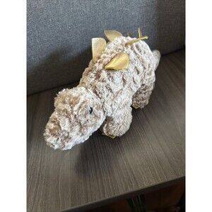 Stegosaurus Dinosaur Plush Stuffed Animal Toy Tan Two-Tone 13"